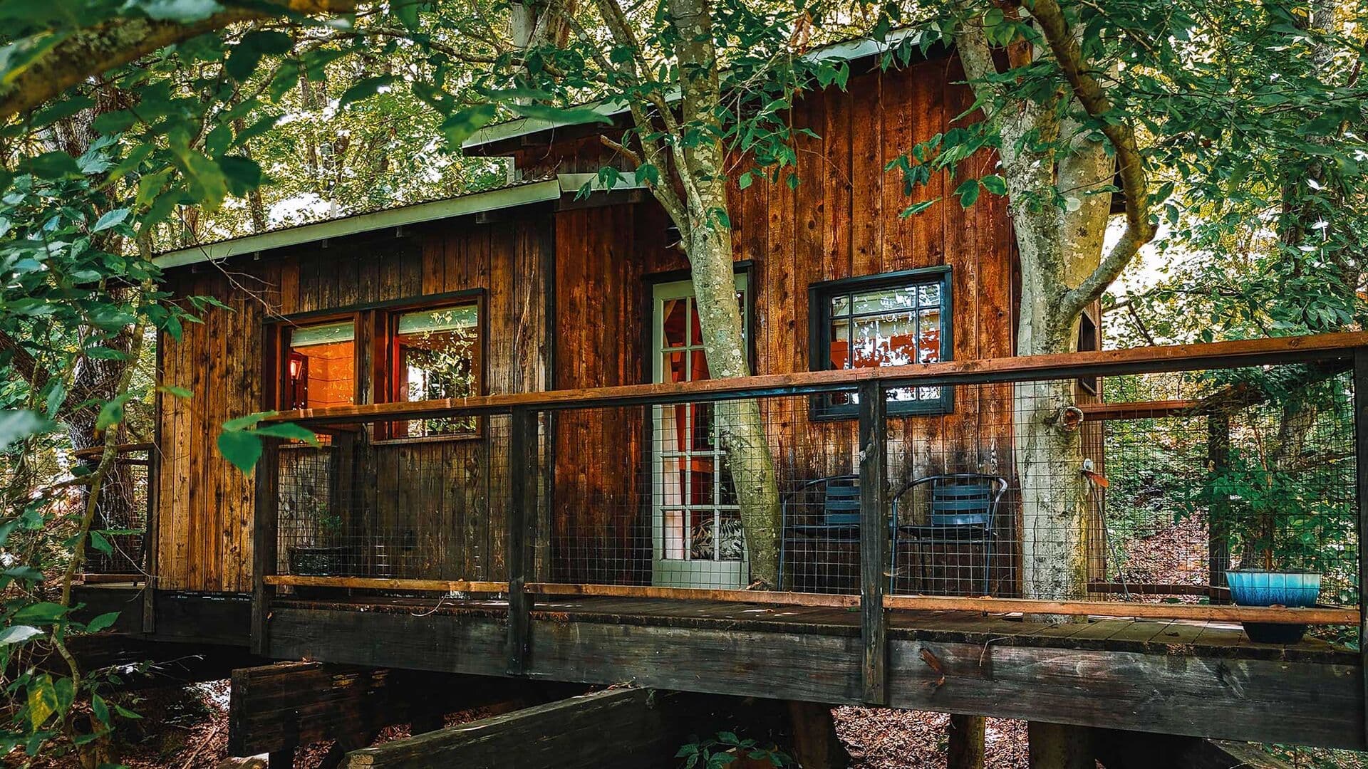 Elements Treehouse by Treetop Hideaways - treehouse in Flintstone, Georgia